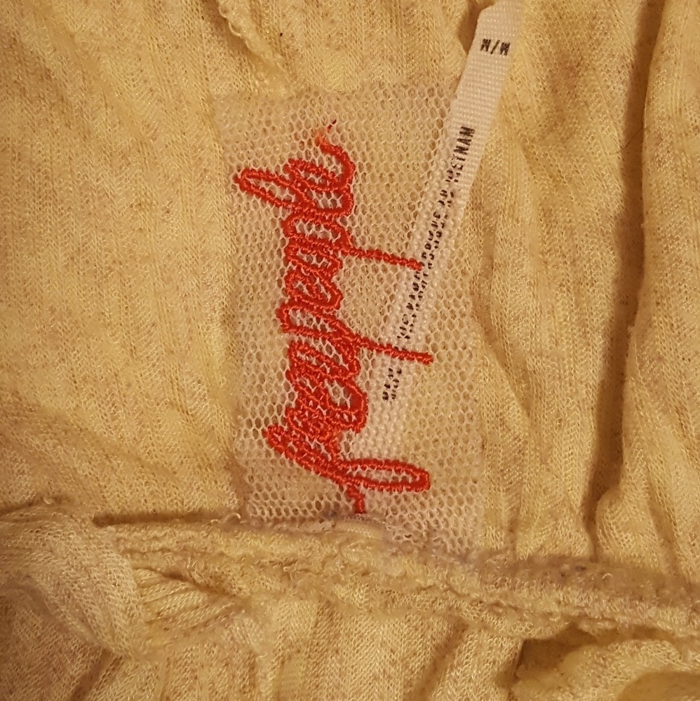 Free People yellow tank